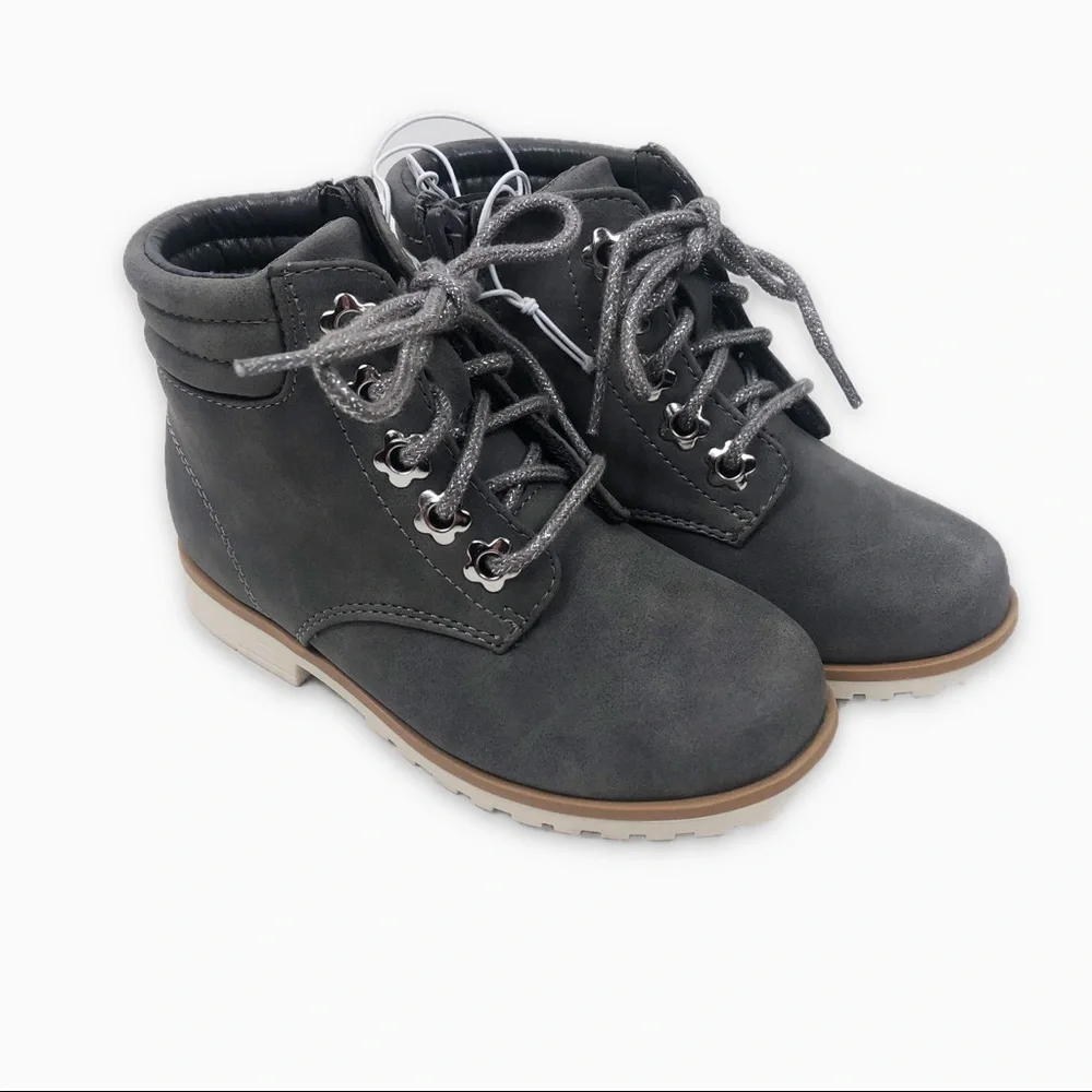 NWT The Children's Place Toddler Ankle Bootie | Grey | Size 9